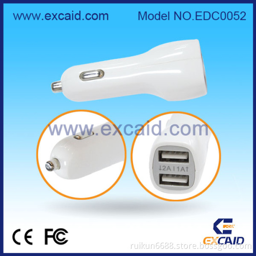 2014 New Dual USB Mobile Phone Car Charger